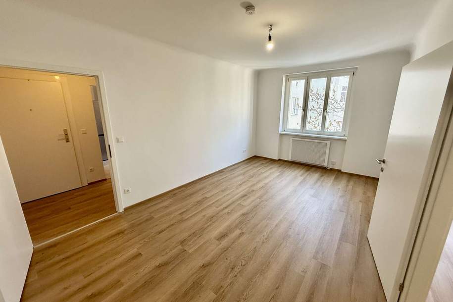 Erstbezug nach Sanierung – Stilvolle 2-Zimmer-Wohnung in beliebter Lage im 2. Bezirk!, Wohnung-miete, 1.049,00,€, 1020 Wien 2., Leopoldstadt