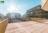 Riesige Terrasse zum Ausbreiten - Sonnenanbeter werden es lieben - Provisionsfreier Erstbezug in Ruhelage
