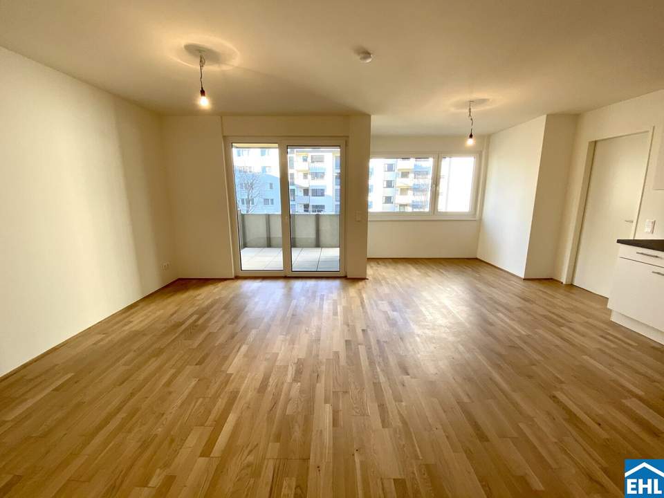 Schöne 2 Zimmerwohnung mit Freifläche nahe dem Floridsdorfer Wasserpark