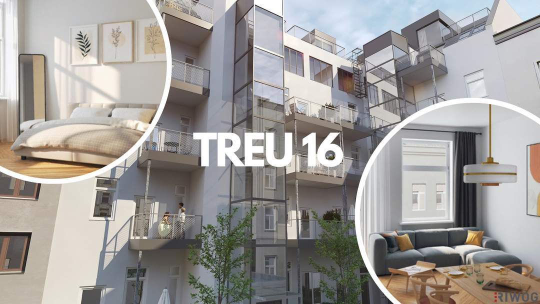 INITIATIVE TOP 100 - RAUS AUS GAS | 3-Zimmer Altbauwohnung mit Innenhofbalkon | Erstbezug nach Sanierung