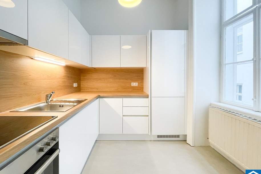 Hofruhelage: 2 Zimmer-Altbauwohnung im Herzen Wiens mit neuer Küche (Balkonanbau möglich!), Wohnung-kauf, 495.000,€, 1030 Wien 3., Landstraße