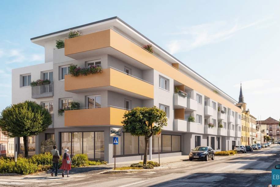 Lichtdurchflutete Süd/West Wohnung Top 14, Wohnung-miete, 897,00,€, 3830 Waidhofen an der Thaya