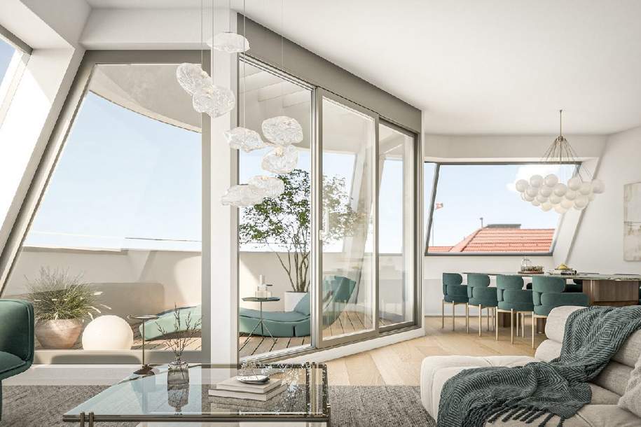 Wohnen über der Stadt – exklusiv, individuell, außergewöhnlich, Wohnung-kauf, 2.395.000,€, 1030 Wien 3., Landstraße