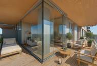 BESSER als in NYC beim Central Park! UNVERBAUBARER WEITBLICK über PRATER und DONAU vom 25. Stock! Eckwohnung mit Traumterrassen und Wintergarten!