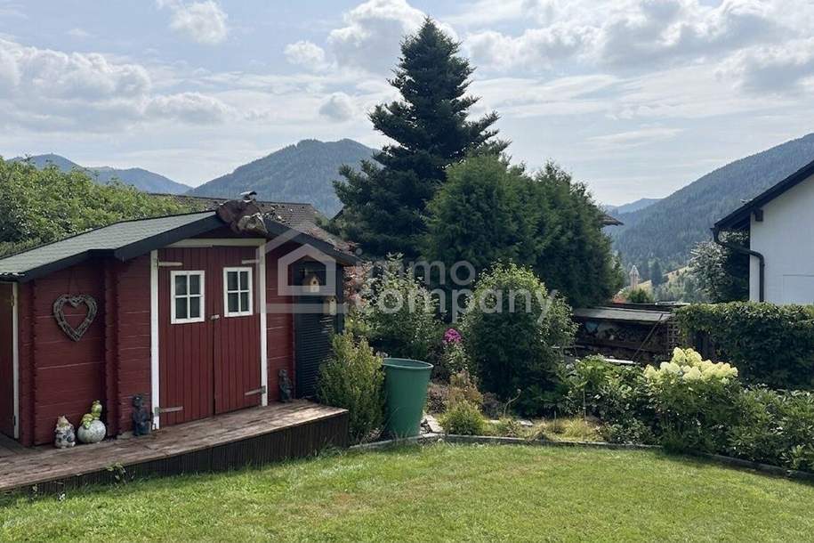 Stuhleck ums Eck - Bungalow mit Garten und tollem Bergblick, Haus-kauf, 275.000,€, 8685 Bruck-Mürzzuschlag