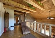 *** Einzigartiges 160 m² Naturstammhaus mit Veranda und Balkon am Alpl – Ruhe, Panoramablick und Ferienvermietungspotenzial ***