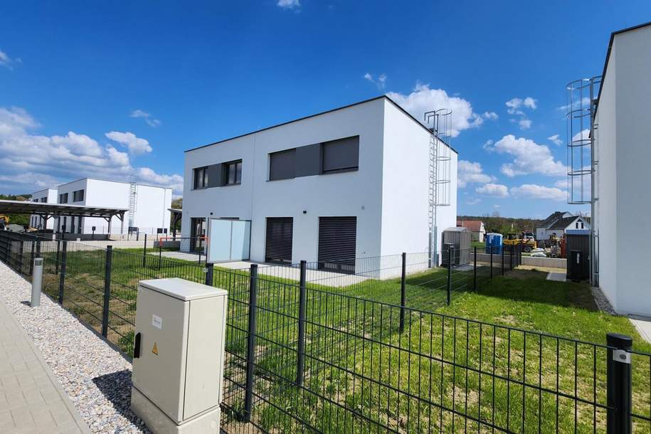 SOMMER IN STOOB - UND SIE MITTENDRIN IN 16 NEUEN DOPPELHAUSHÄLFTEN!, Haus-miete, 923,43,€, 7344 Oberpullendorf