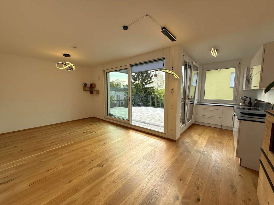 Panoramawohnung in Kaisermühlen – stilvoller Neubau in Bestlage