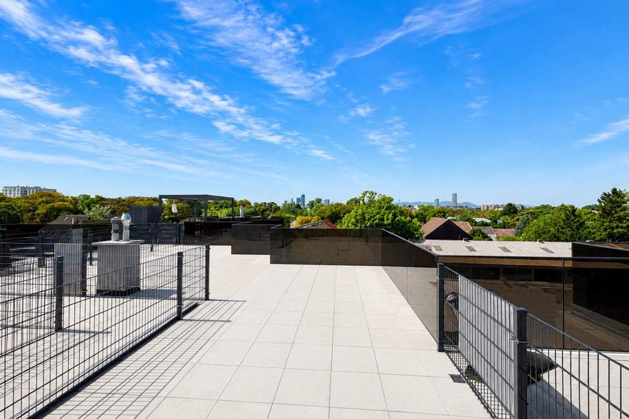 Monthly Rental! 2 Bedroom Penthouse! Skyline+Kahlenberg View! Amazing Roof Top Terrace and Garage!, Wohnung-miete, 1.999,00,€, 1220 Wien 22., Donaustadt