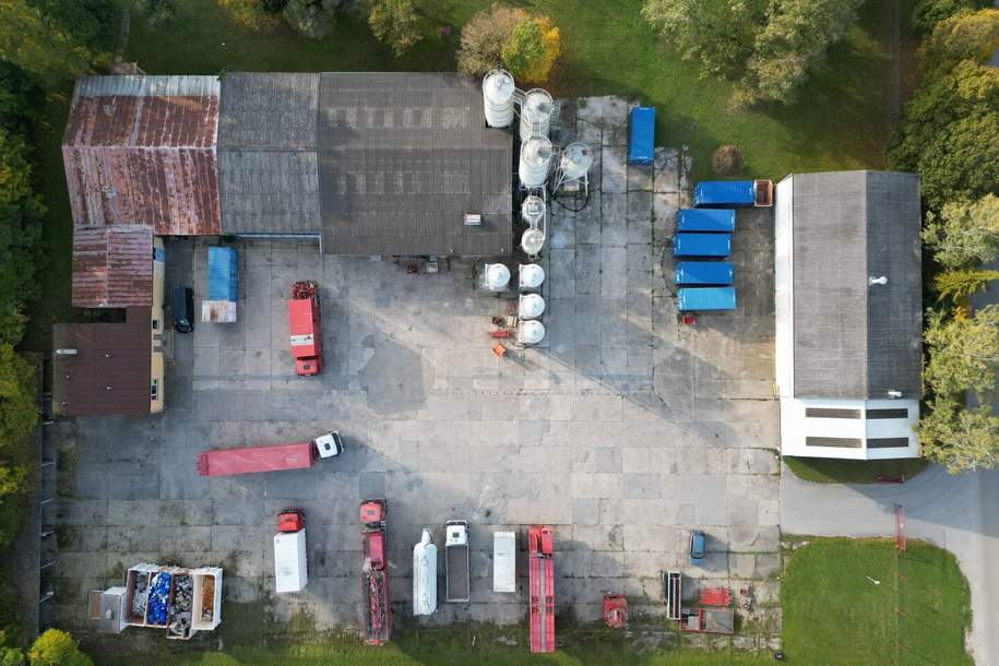 Betriebsobjekt mit großzügigen Freiflächen, Kaltlagerhallen und Büros, Gewerbeobjekt-miete, 2201 Korneuburg