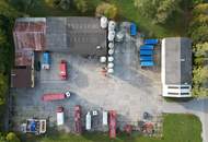Betriebsobjekt mit großzügigen Freiflächen, Kaltlagerhallen und Büros