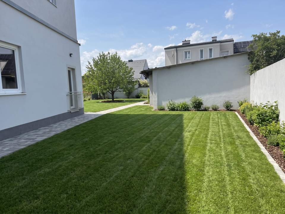 3 Zimmer Gartenwohnung in Zentrumsnähe, Erstbezug