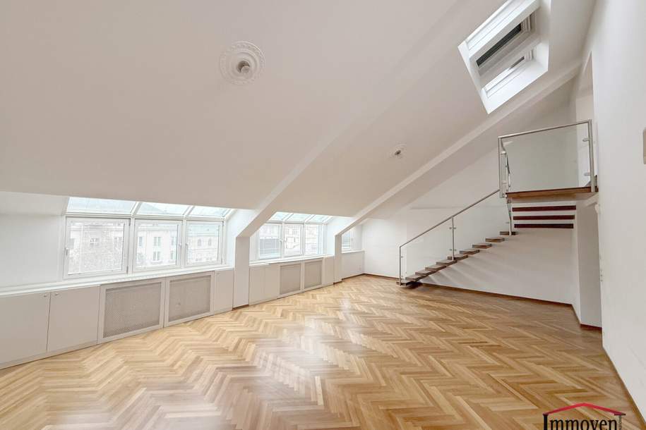 INNENSTADTLAGE - GENERALSANIERT und ERSTBEZUG - Elegante 3-Zimmerwohnung mit Dachterrasse bei der Wiener Oper! (Mietbeginn 01.07.2026), Wohnung-miete, 3.980,00,€, 1010 Wien 1., Innere Stadt