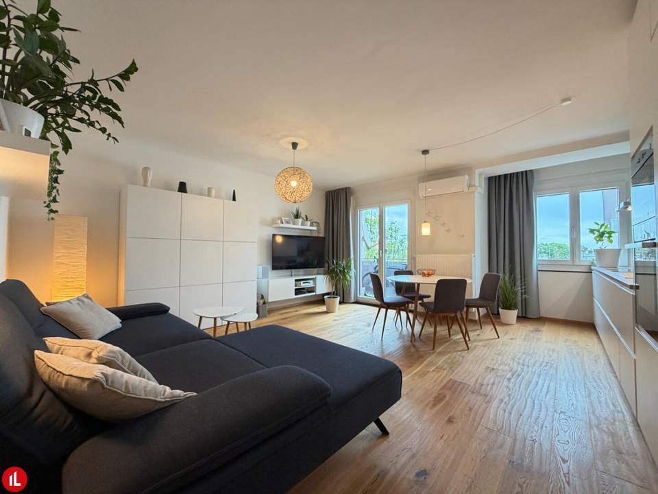Modernisierte 2-Zimmer-Wohnung mit zwei Loggien | Klimaanlage | gepflegter Zustand