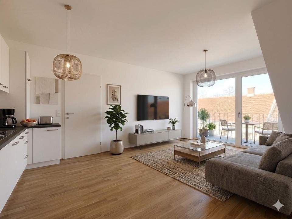 Exklusives Familien-Dachgeschoss mit Elternsuite, 2 Bädern & separatem Kinder-/Gästebereich