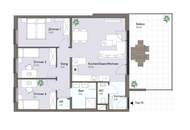 Neubau Erstbezug | 4-Zimmer-Wohnung mit großem Balkon| inkl. 2 Garagenplätze
