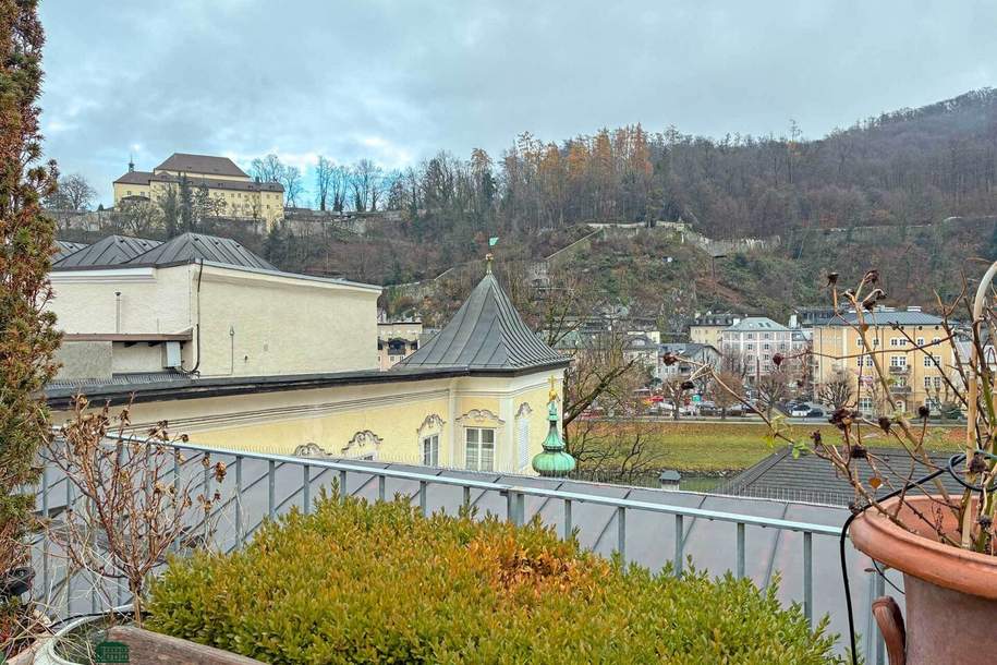 Wohnjuwel in der Salzburger Altstadt mir traumhafter Dachterrasse, Wohnung-miete, 6.688,00,€, 5020 Salzburg(Stadt)