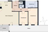 Sonnenmomente garantiert – Ihr neues Zuhause mit großem Balkon und Loggia