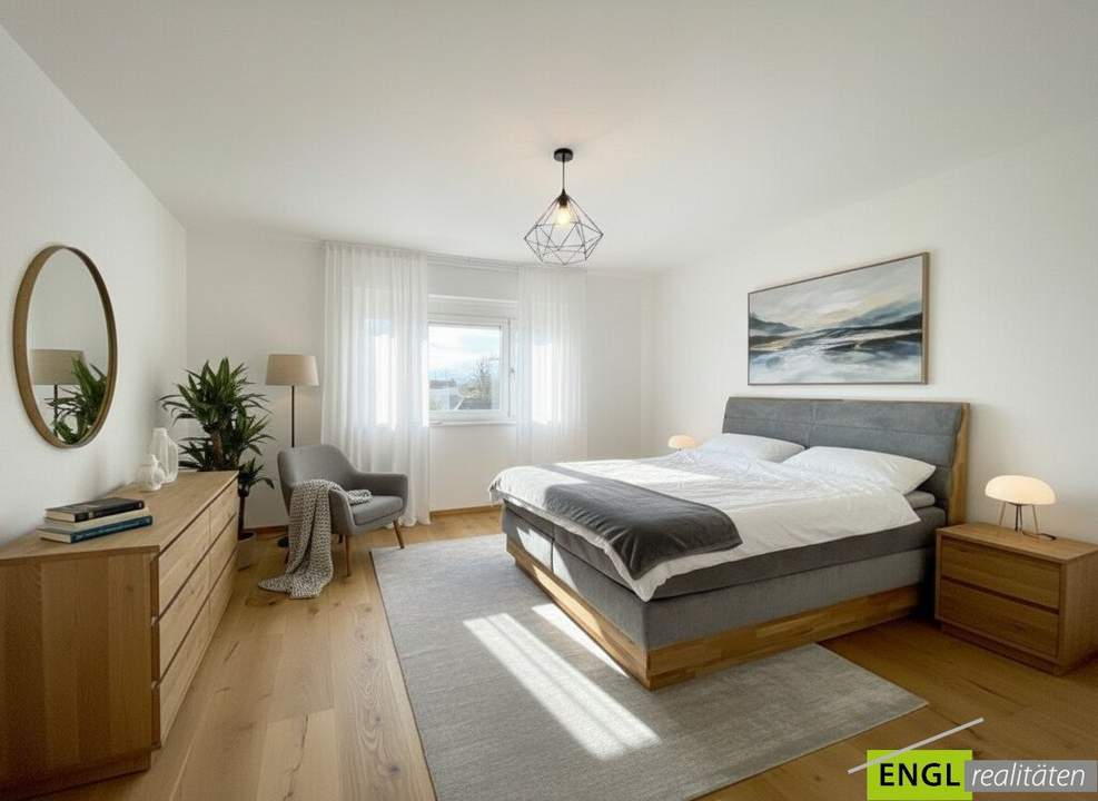 Hochwertig renovierte 3 Zimmerwohnung im modernen Design inclusive KFZ Stellplatz und attraktivem Gemeinschaftsgarten