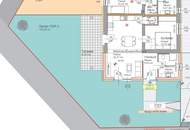 Neuwertige Mietwohnung im EG mit Garten, Garage und Parkplatz