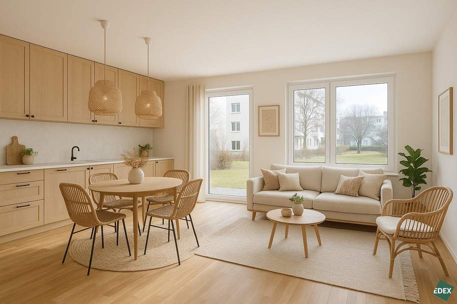 ERSTBEZUG | Sonnige 3-Zimmer-Maisonette-Wohnung mit Garten, Wohnung-kauf, 410.970,€, 1230 Wien 23., Liesing