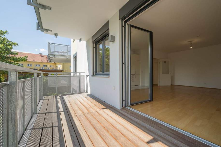 2-Zimmer-Balkonwohnung mit Grünblick in attraktiver Lage in Baden, Wohnung-miete, 905,04,€, 2500 Baden