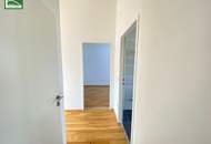 Moderne Dachgeschosswohnung mit großer Terrasse nahe Arthaberplatz in ruhiger Seitengasse! Hohe Decken und Traumbad mit Fenster