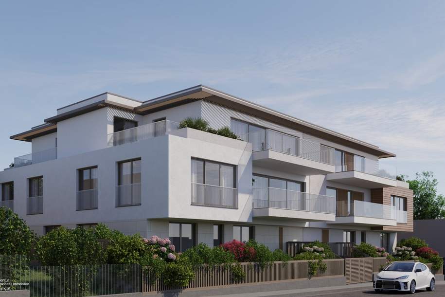 Gartenseitige Balkonwohnung! Perfektes Wohnprojekt in herrlicher Grünruhelage in Breitensee! Höchster Wohnkomfort mit Wärmepumpe, Photovoltaik und Smart Home System!, Wohnung-kauf, 645.000,€, 1140 Wien 14., Penzing