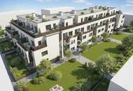 Neubau-EG-Wohnung mit Garten, Terrasse, Loggia, Tiefgarage &amp; U-Bahn Nähe in 1220 Wien!