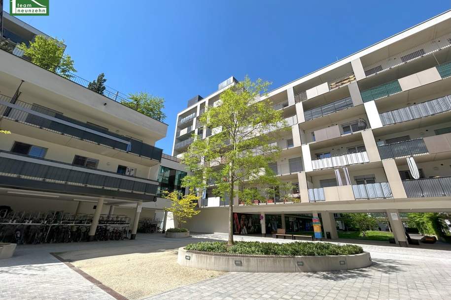 Brauquartier Puntigam – Idyllische 2-Zimmer-Wohnung mit Freifläche!, Wohnung-miete, 538,37,€, 8055 Graz(Stadt)
