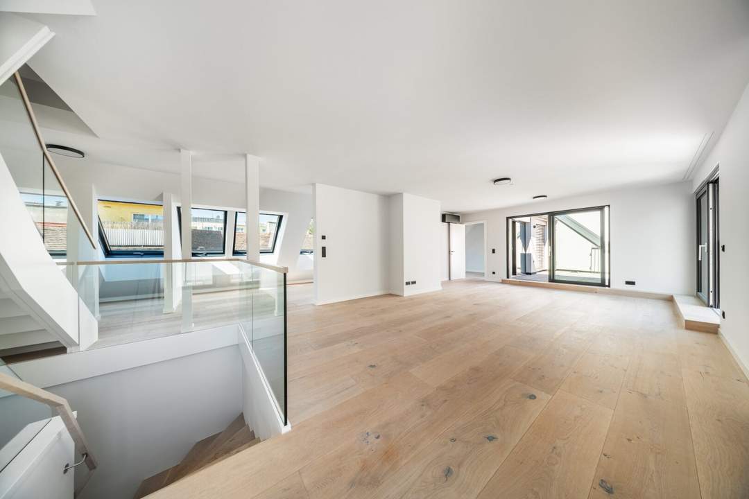 PENTHOUSE mit traumhafter DACHTERRASSE! Großzügig angelegter Erstbezug mit direktem Liftzugang
