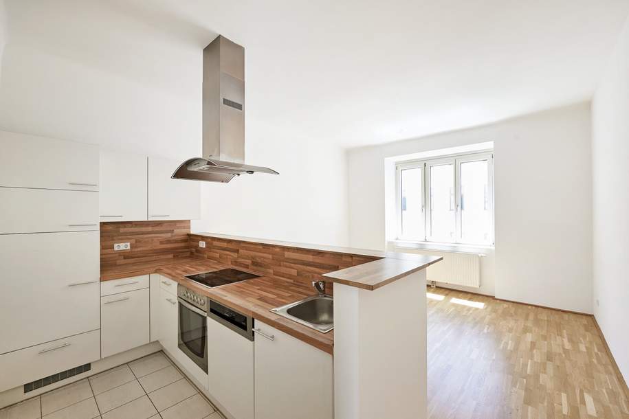 Einziehen & genießen nähe Donaukanal und Prater - 2-Zimmer-Wohnung mit Loggia in den Innenhof!, Wohnung-kauf, 335.000,€, 1030 Wien 3., Landstraße