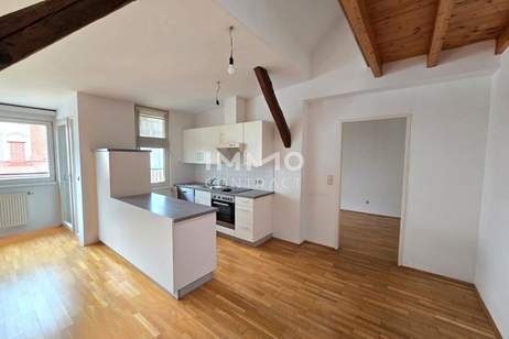 Zentrale Dachgeschoß-Wohnung: 2 Zimmer + Galerie - Burggasse 17 - Top 27, Wohnung-miete, 938,52,€, 8010 Graz(Stadt)