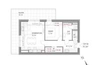 Moderne Neubauwohnung mit großer Außenfläche in Eggenberg - noch in Vorverwertungsmodus! PROVISIONSFREI!