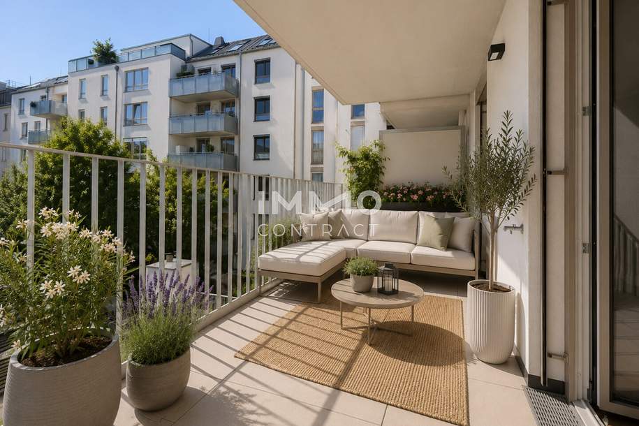 Zentral begehbare 3-Zimmer-Wohnung mit zwei Balkonen & Ost-West-Ausrichtung – BEIM DONAUUFER, Wohnung-kauf, 269.000,€, 1210 Wien 22., Donaustadt