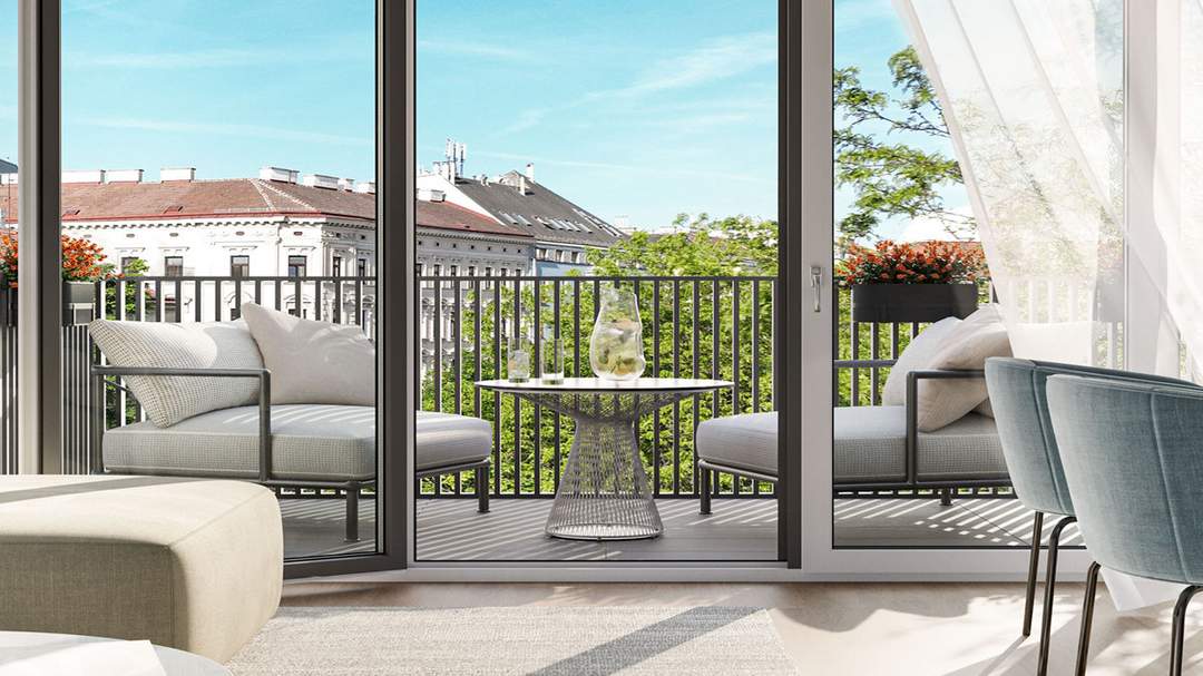 Kompaktes Glück im 3. OG - U6 Burggasse: WOHNEN AM PARK