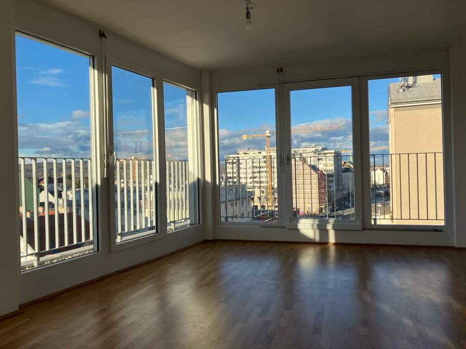 1210! Sonnige 2-Zimmer Wohnung mit Weitblick und Gemeinschaftsterrasse!