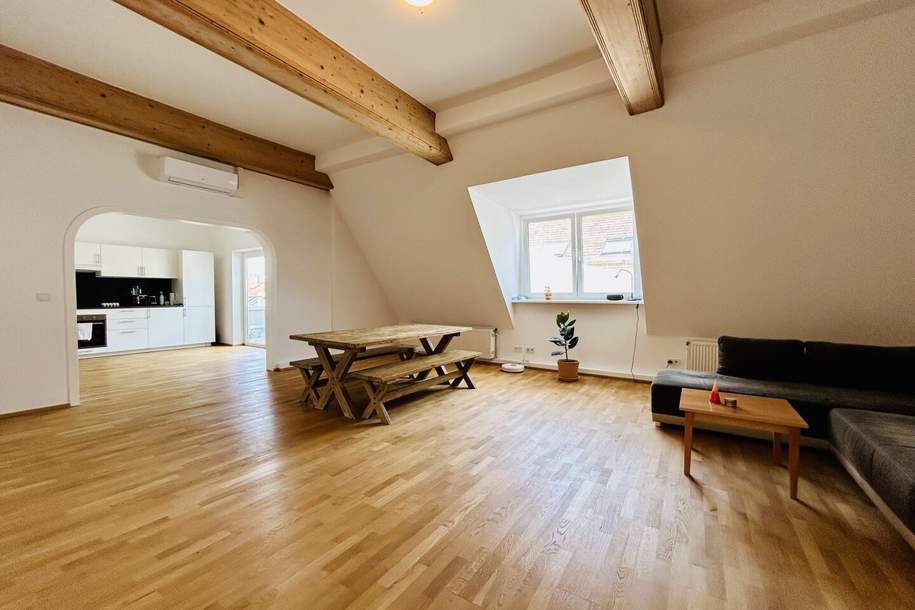 1080! Tolles 5-Zimmer DG mit Balkon ab September 2025! UNBEFRISTET!, Wohnung-miete, 3.784,28,€, 1080 Wien 8., Josefstadt