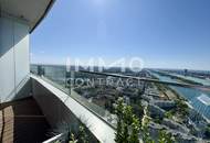 Dem Himmel so nah: Elegant möbliertes Studio im 42. Stock mit Cityblick (Pool, Gym, Spa, Lounges)