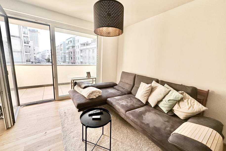 ++ Neubautraum mitten in Donaufeld! Lichtdurchflutete 2-Zimmerwohnung mit Terrasse, hochwertiger Ausstattung & perfekter Anbindung | Nähe Alte Donau | Baujahr 2018 | Ab sofort beziehbar, Wohnung-kauf, 350.000,€, 1220 Wien 22., Donaustadt