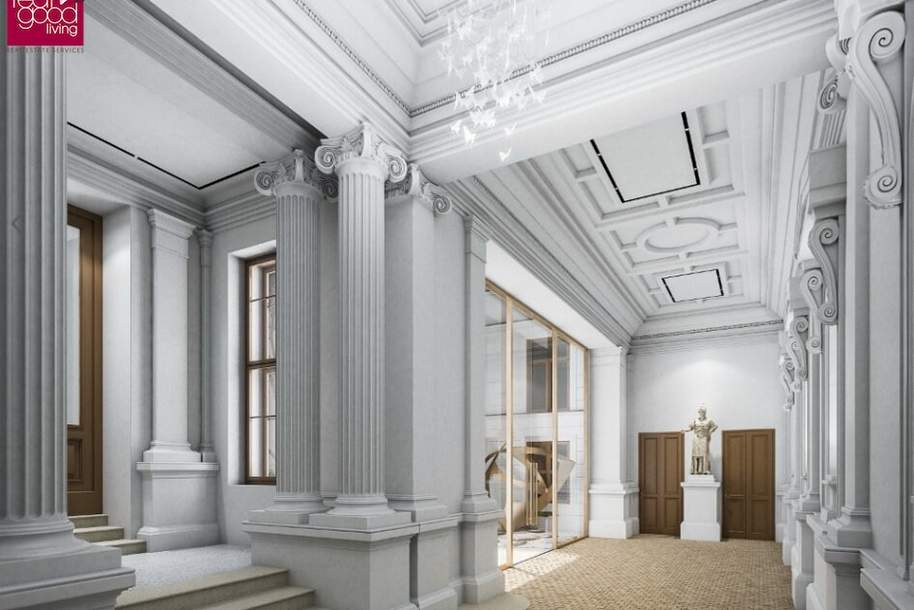 Luxuriöses Penthouse in einem der schönsten Gründerzeithäuser des 1. Bezirks, Wohnung-kauf, 7.100.000,€, 1010 Wien 1., Innere Stadt