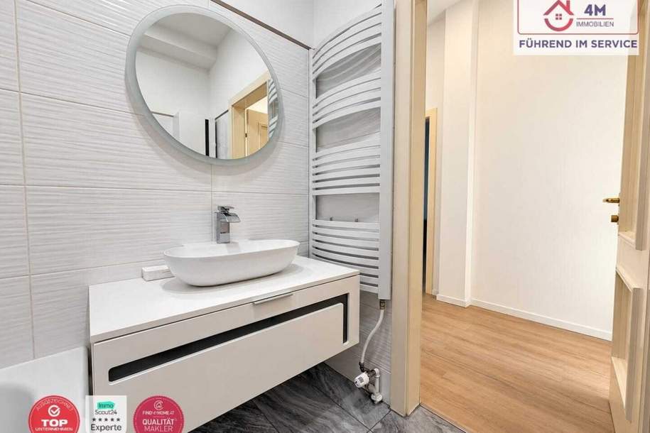Charmante sanierte 2-Zimmer-DG-Wohnung mit Grünblick in 1210 Wien!, Wohnung-kauf, 295.000,€, 1210 Wien 21., Floridsdorf
