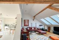 Helle Dachgeschoßwohnung mit Terrasse auf einer Wohnebene