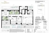 THE TEMPTATION - Penthouse - Stadtblick - 1 Ebene mit Terrasse + Dachterrasse