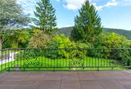 Idyllisches Landhaus in Wohnsiedlung am Waldesrand mitten im Triestingtal, südliches Bergland vor Wien