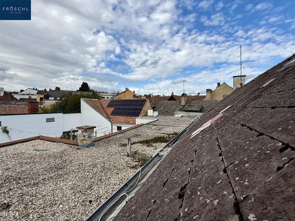 Entwicklungspotential im STADT-ZENTRUM von Zwettl - Dachbodenausbau mit möglicher Terrasse