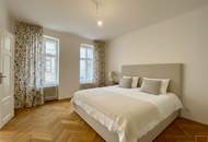 WIEN MITTE: Charmante, generalsanierte 4 Zimmer Altbauwohnung mit großzügiger Loggia