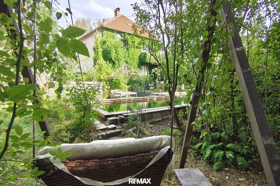 Ein Garten, der bleibt – Zweifamilienhaus mit außergewöhnlichem Naturgarten & Swimmingteich in Gmünd, Haus-kauf, 239.000,€, 3950 Gmünd