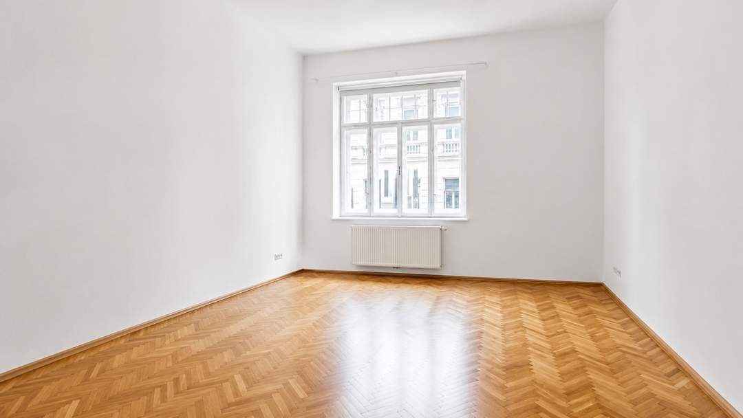 Gepflegte 1-Zimmer-Altbauwohnung mit ca. 3,40 m Raumhöhe und klassischem Wiener Charme