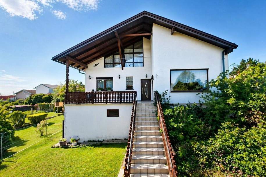 Viel Platz zum Leben - Einfamilienhaus mit separatem Gästehaus und herrlichem Ausblick, Haus-kauf, 395.000,€, 7035 Eisenstadt-Umgebung